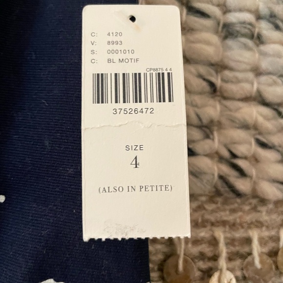 🩵 💙 Anthropologie Maeve Seagull Printed Pencil Skirt Blue NWT sz 4 - Picture 4 of 11